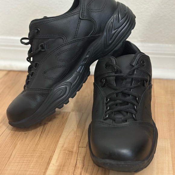 Reebok Other - Reebok Men’s Black Leather Duty/Uniform Shoes
